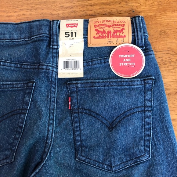 Levi’s 511 10 Reg 25x25 NWT - Picture 5 of 6